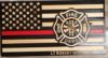 Picture of Total Carved Firefighter Flag
